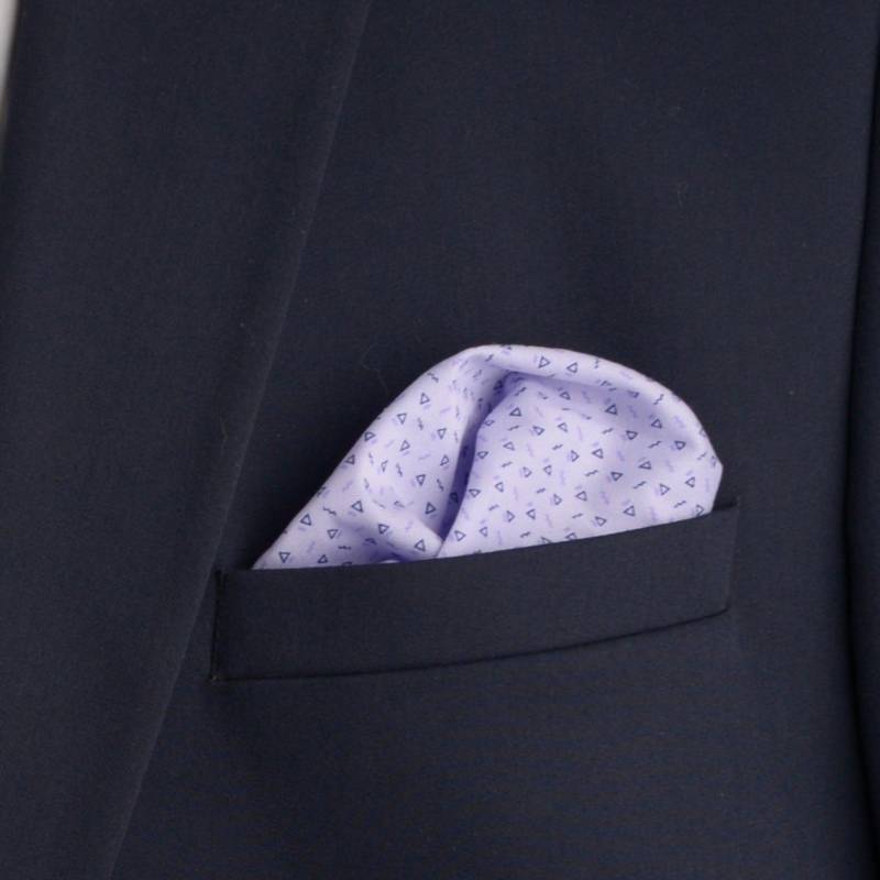 Бабочка мужская с платком 0272