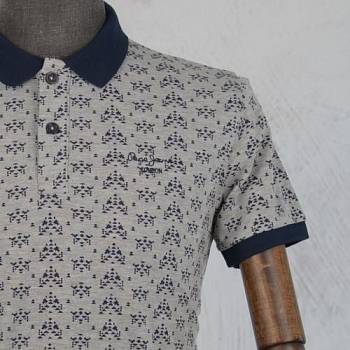 Поло мужское Pepe Jeans 1980HGREY