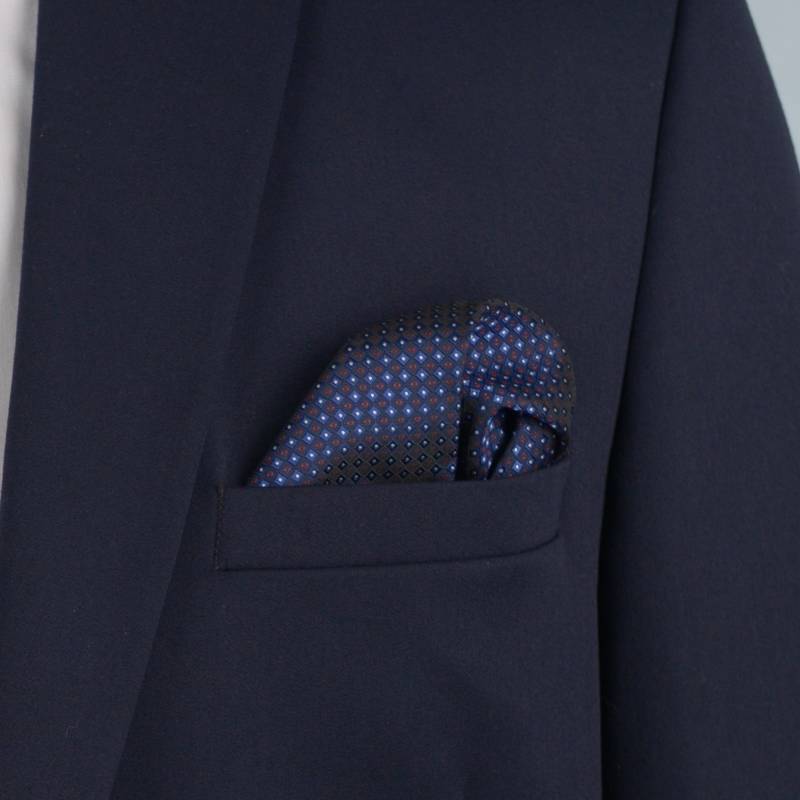 Бабочка мужская с платком 0140